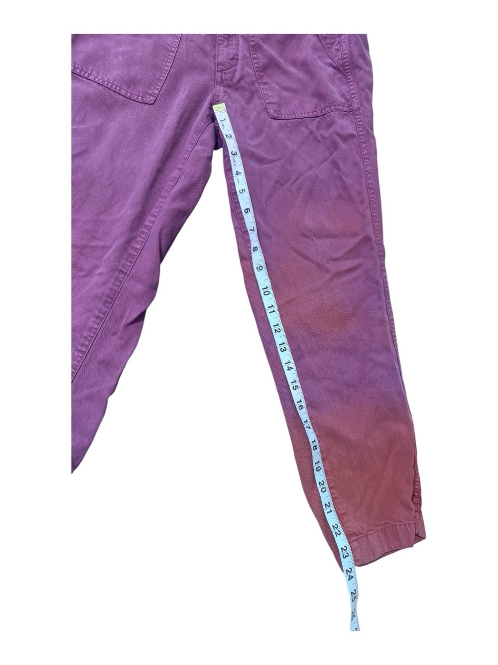 J. Crew Washed Rose Cropped Utility Pants - Picture 3 of 8